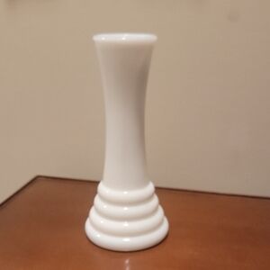 Elegant Milk Glass White Vase